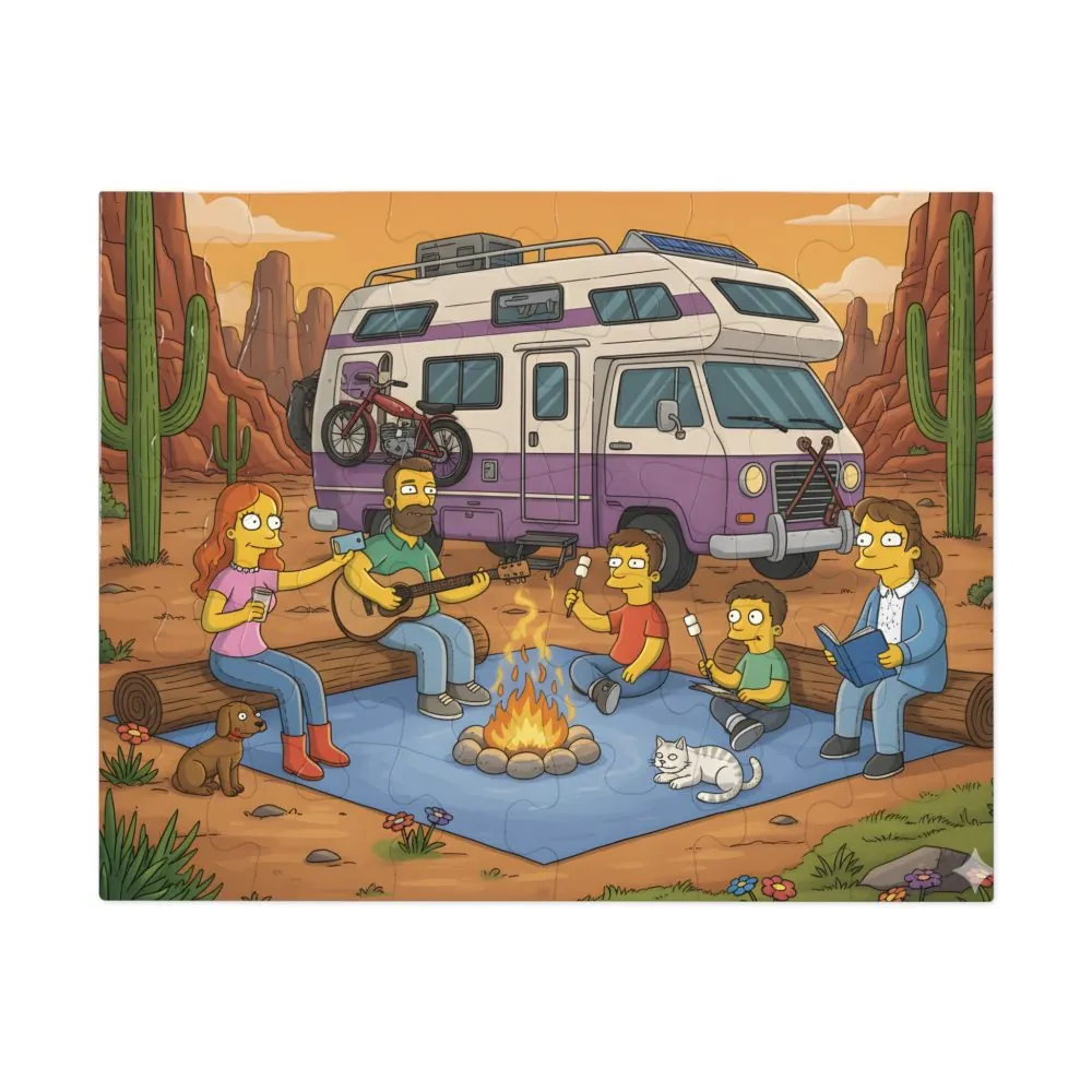 2730611920849972725_2048.jpeg Jigsaw Puzzle with Tin – RV Campfire Design