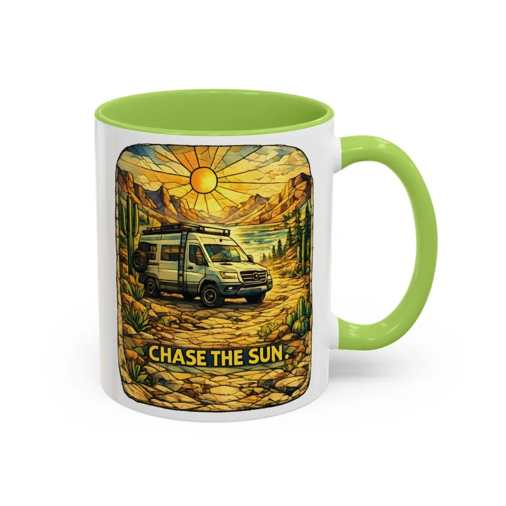 2784433151142087776_2048.jpeg Accent Coffee Mug (11, 15oz) — "Chase The Sun" Design Cubic-Line