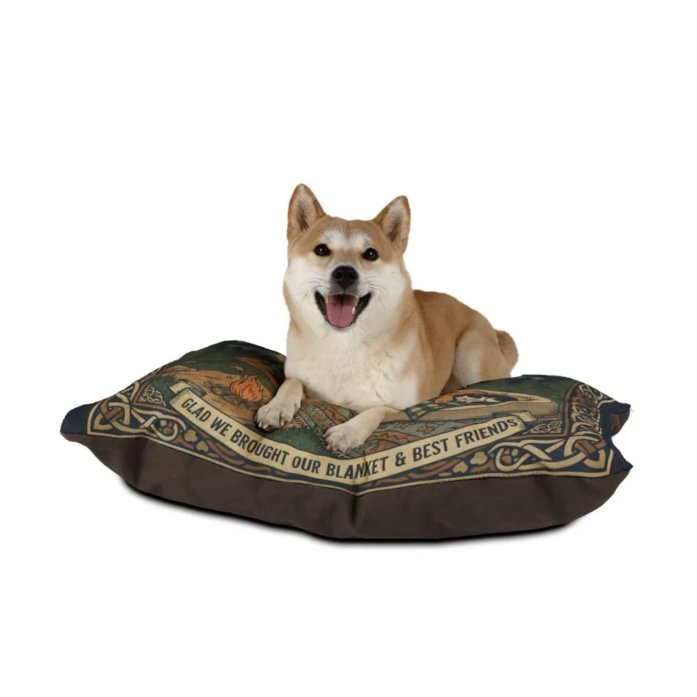 2806345205961994865_2048.jpeg Pet Bed — "Life Is Ruff" Vintage Van Dog & Cat Travel Pillow