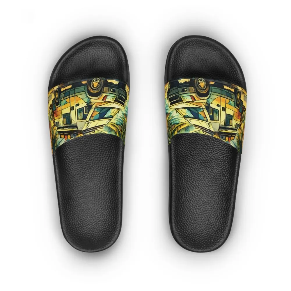 Women's Slide Sandals - Ford Camper Slides (Cubic-Line)