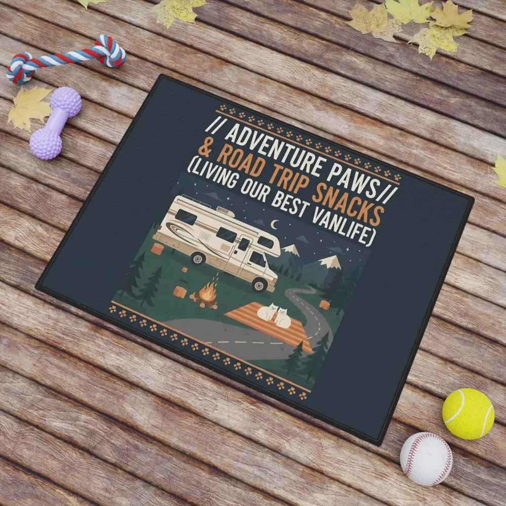 Pet Mat — Adventure Paws & Road Trip Snacks (Living Our Best Vanlife)