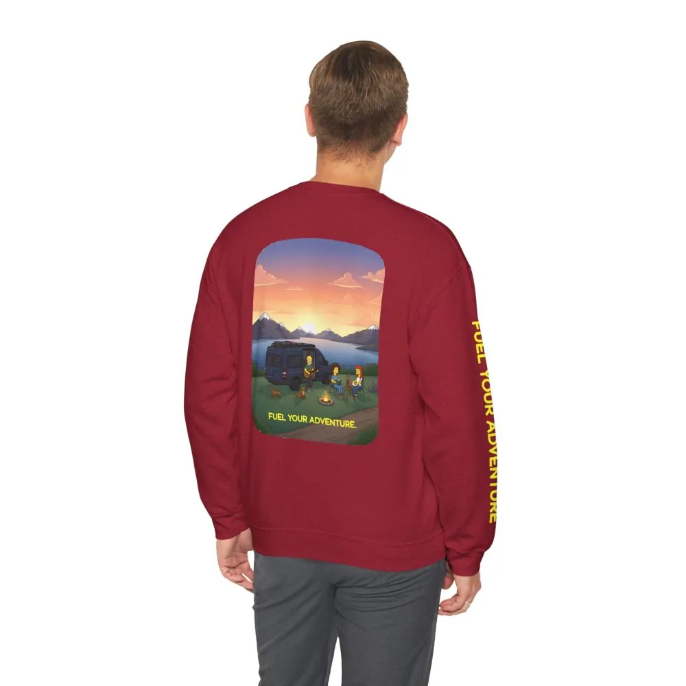 2840504183504532665_2048.jpeg Unisex Heavy Blend™ Crewneck Sweatshirt — "Fuel Your Adventure" Design Sitcom-Line