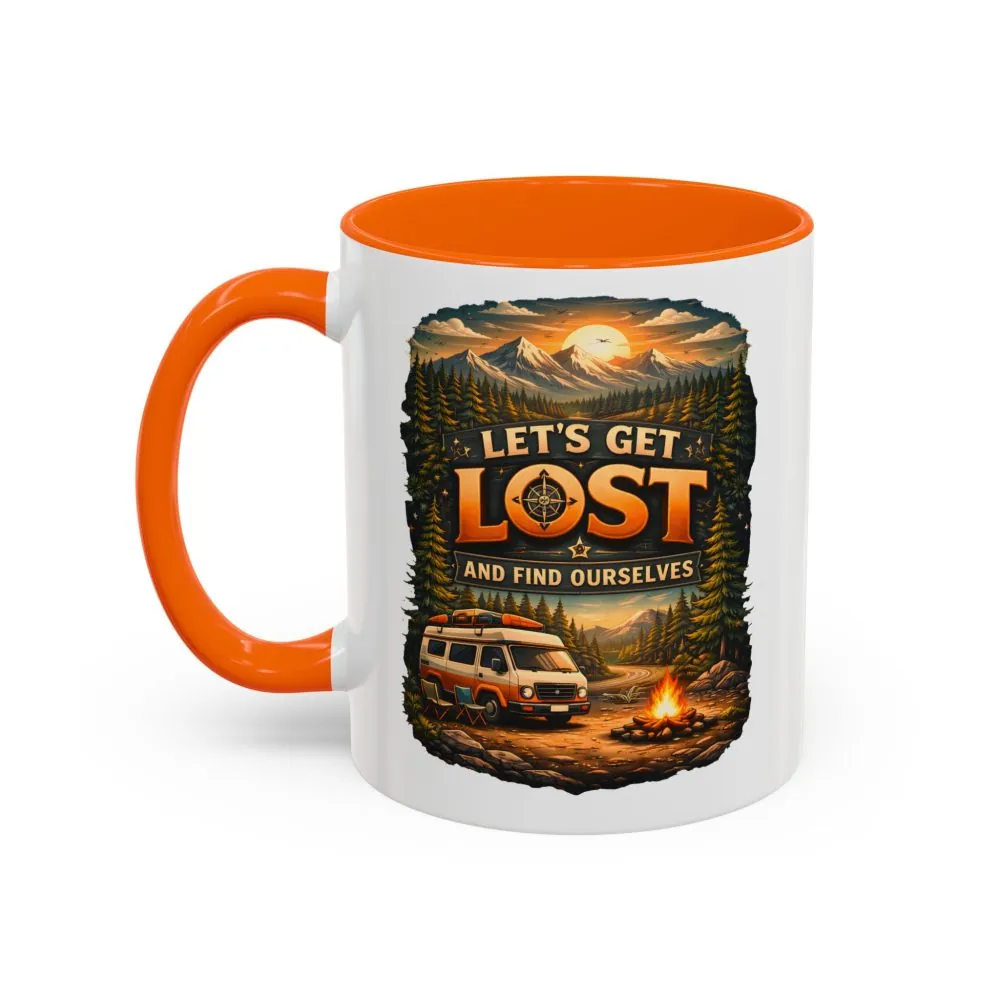 2844962521785623647_2048.jpeg Accent Coffee Mug (11, 15oz) — "Let´s Get Lost And Find Ourselfs" Design Scenic-Line