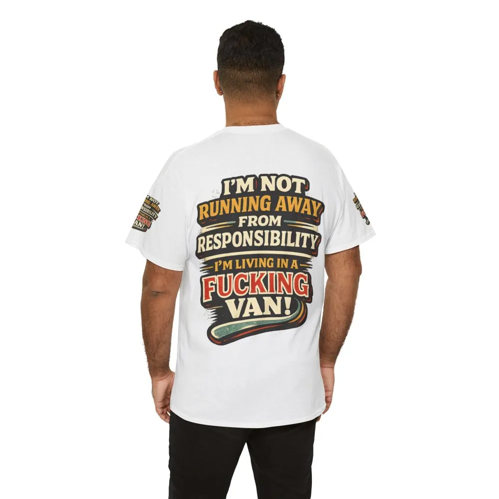 2851433142742579957_2048.jpeg Unisex Heavy Cotton Tee — "I`m Not running Away" Design F**K-Line
