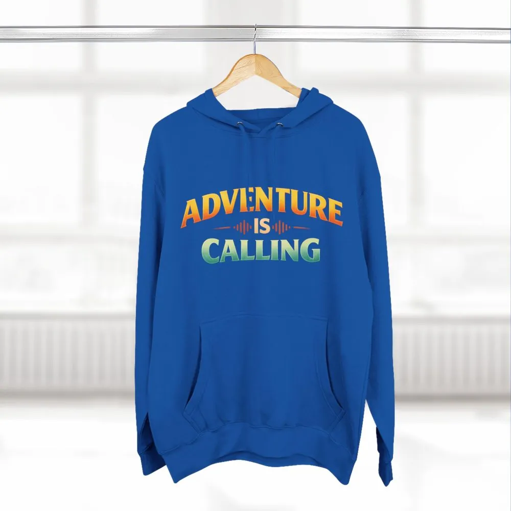 2856130719483915944_2048.jpeg Three-Panel Fleece Hoodie - "Adventure Is Calling" Design Scenic-Line