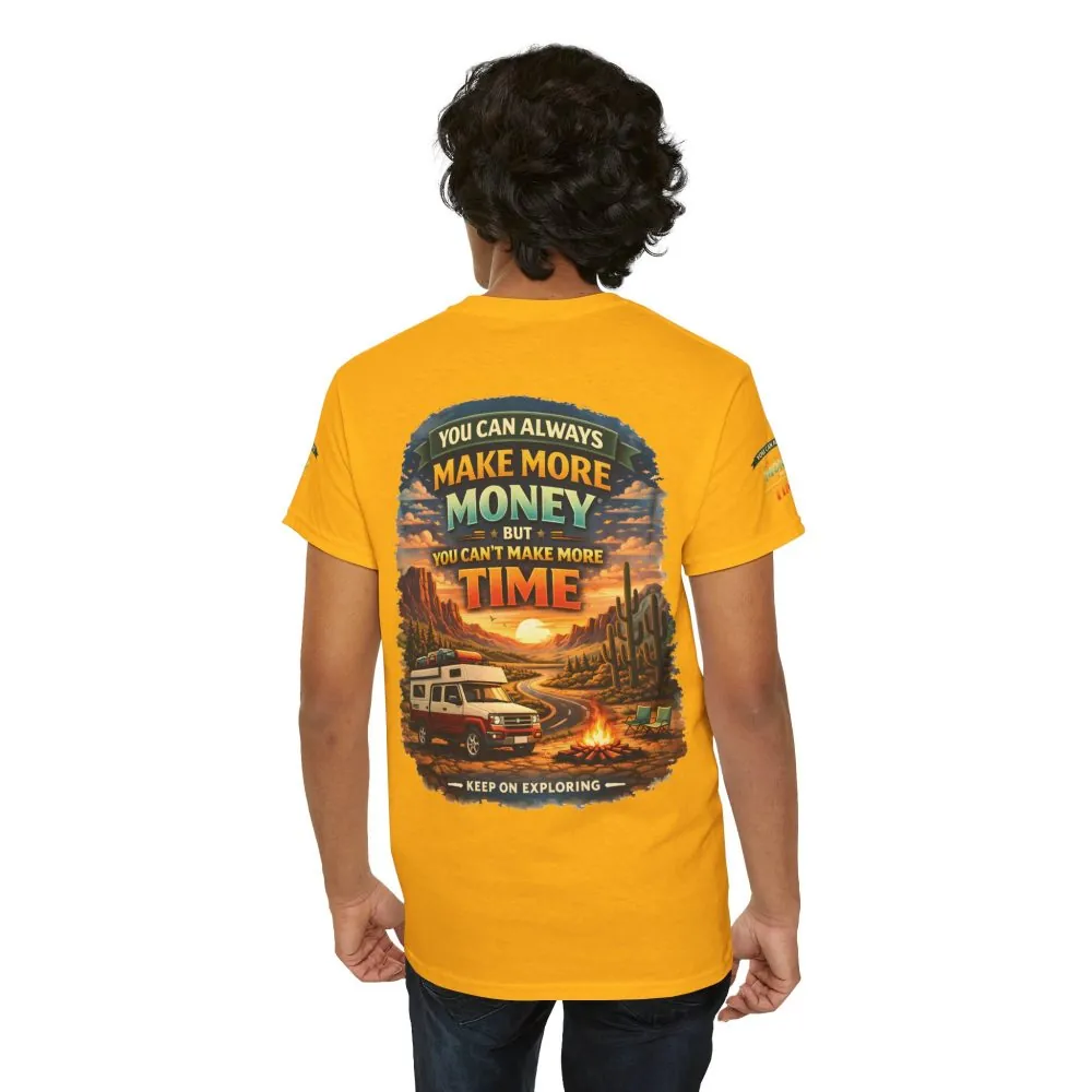 2860175722008366142_2048.jpeg Unisex Heavy Cotton Tee — "You Can Always Make More Money" Design Scenic-Line