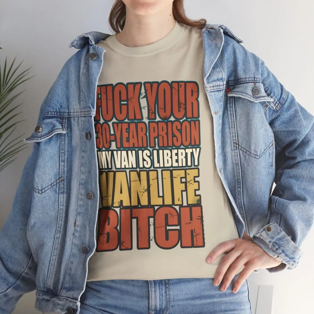 Unisex Heavy Cotton Tee — "Fuck Your 30 Year" Design F**K-Line