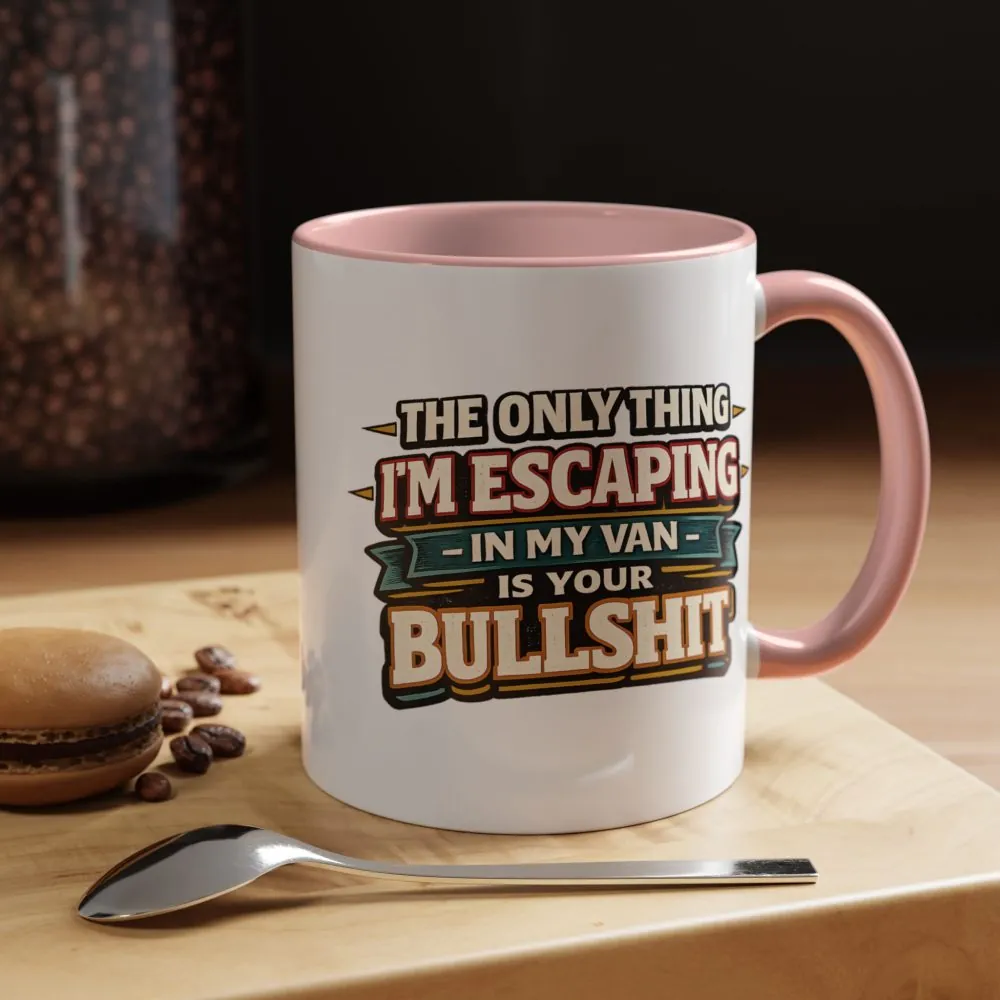 2888483671352439851_2048.jpeg Accent Coffee Mug (11, 15oz) — "The Only Thing I´m Escaping" Design F**K-Line