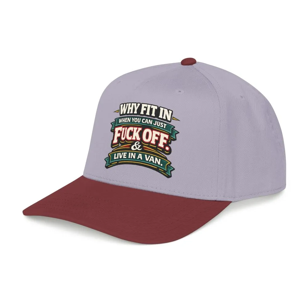 Baseball Cap - "Why Fit In" Design F**K-Line