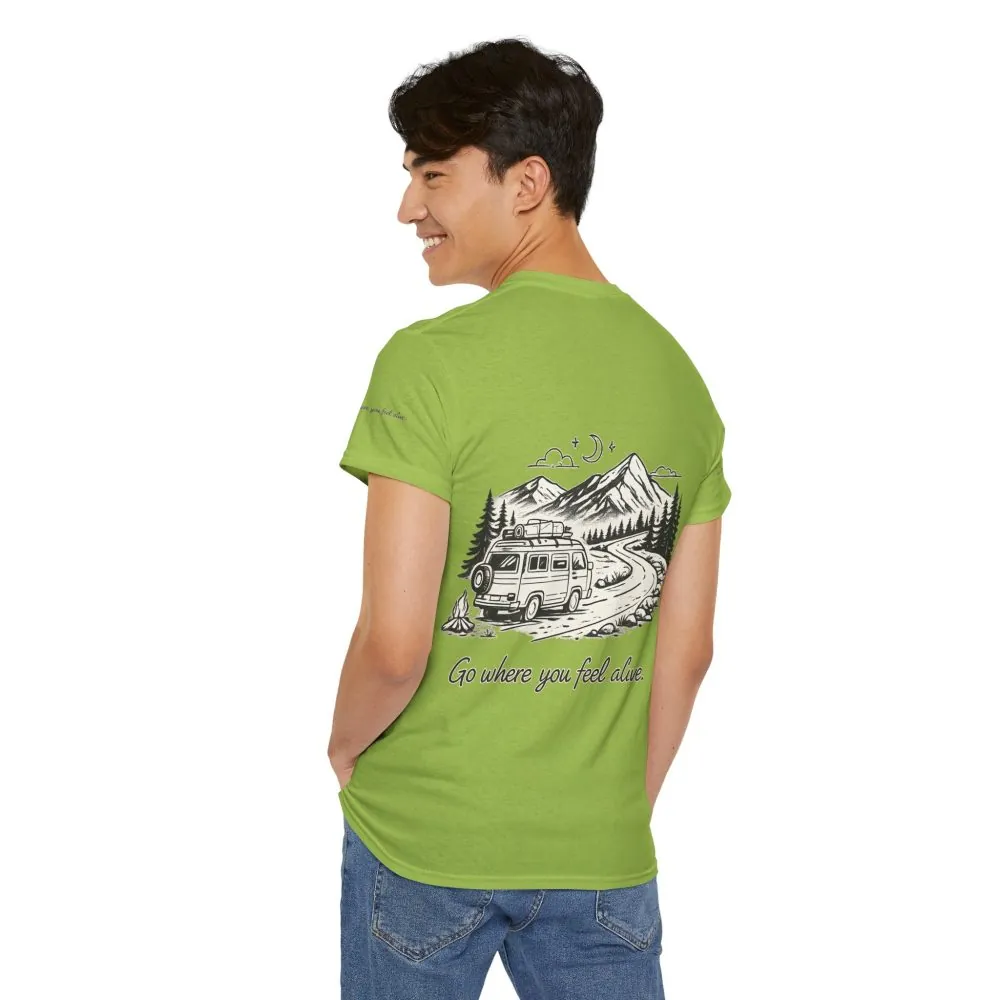 2909302501361651533_2048.jpeg Unisex Heavy Cotton Tee — "Go Where You Feel Alive" Design Minimal-Line