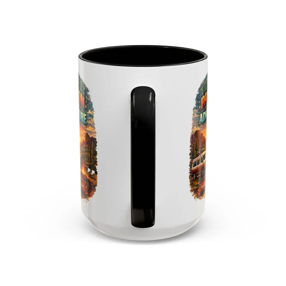 2910345714807967316_2048.jpeg Accent Coffee Mug (11, 15oz) — "Turn Passion Into Adventure" Design Scenic-Line