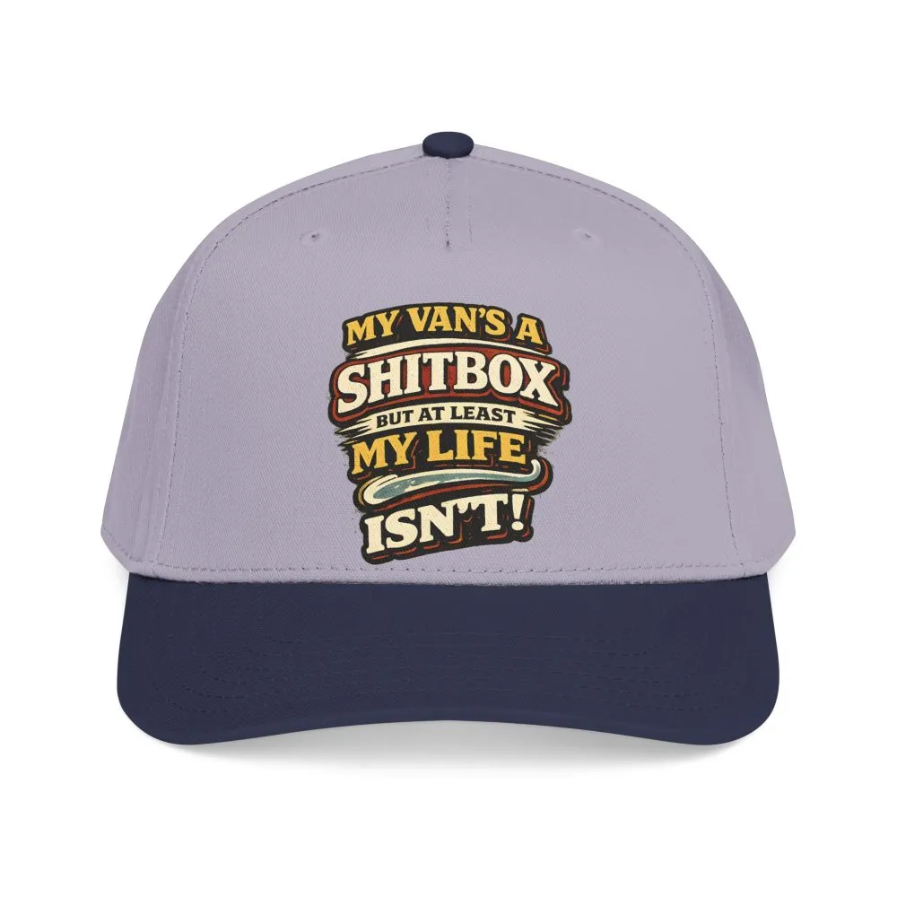 2922178502770965941_2048.jpeg Baseball Cap - "My Van`s A Shitbox" Design F**K-Line