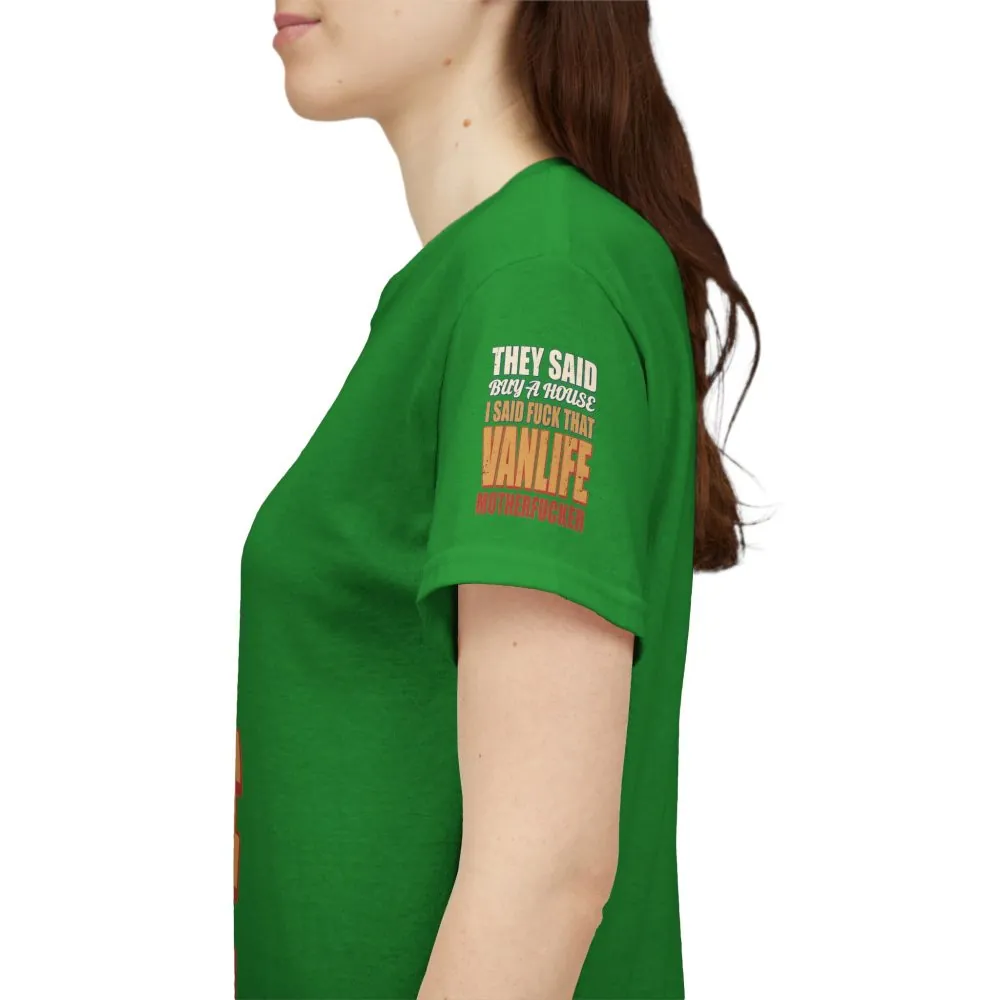 2941062220692414964_2048.jpeg Unisex Heavy Cotton Tee — "They Said Buy A House" Design F**K-Line