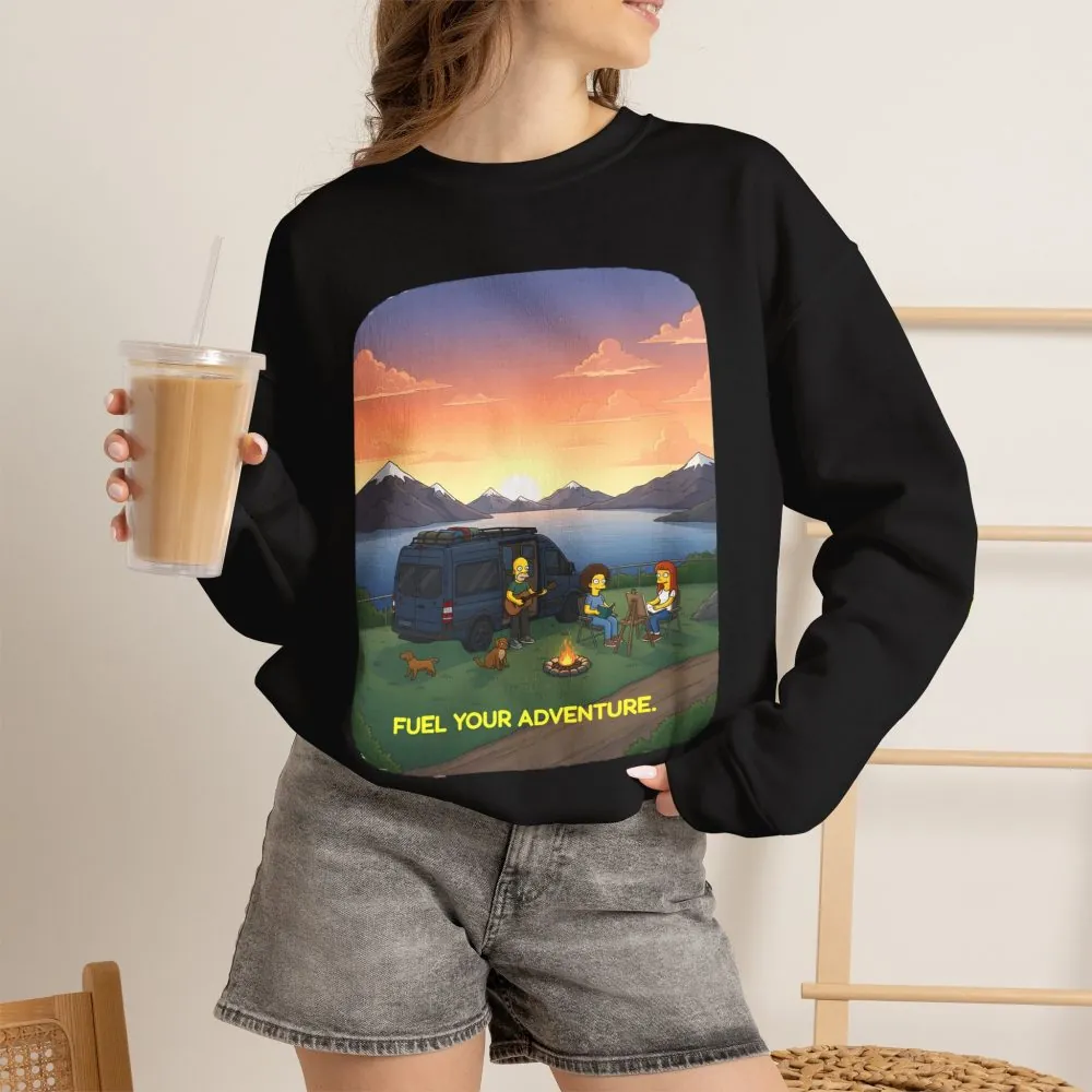 2950933568968153310_2048.jpeg Unisex Heavy Blend™ Crewneck Sweatshirt — "Fuel Your Adventure" Design Sitcom-Line