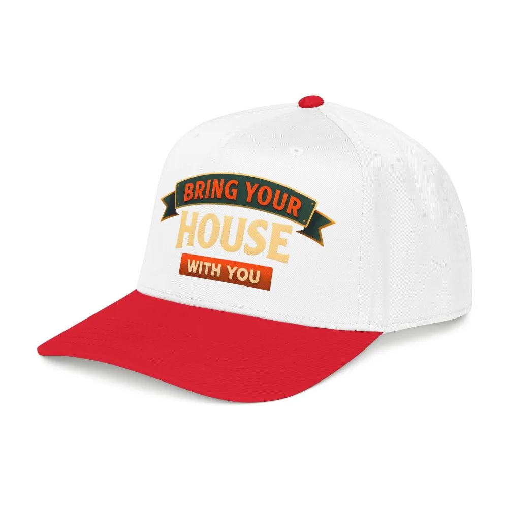 Baseball Cap - "Bring Your House With You" Design Scenic-Line