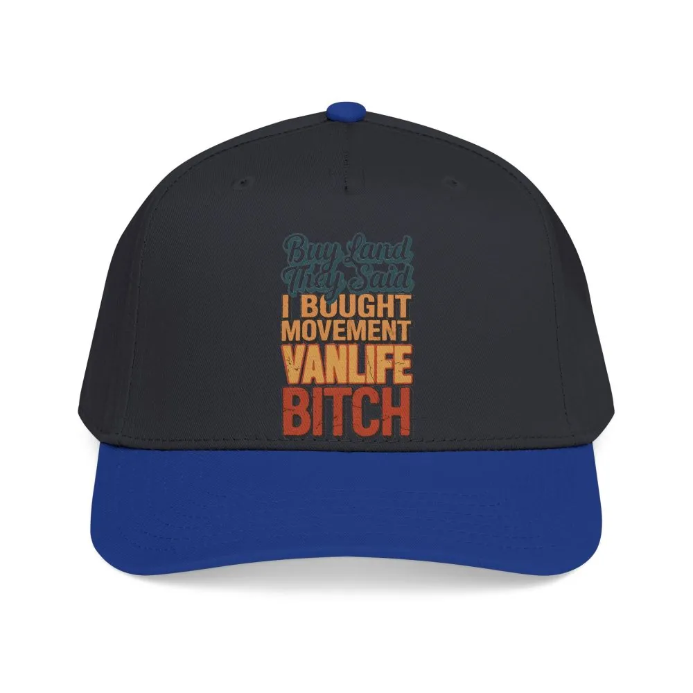 Baseball Cap - "Buy Land They Said" Design F**K-Line