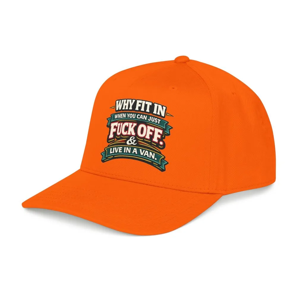 Baseball Cap - "Why Fit In" Design F**K-Line