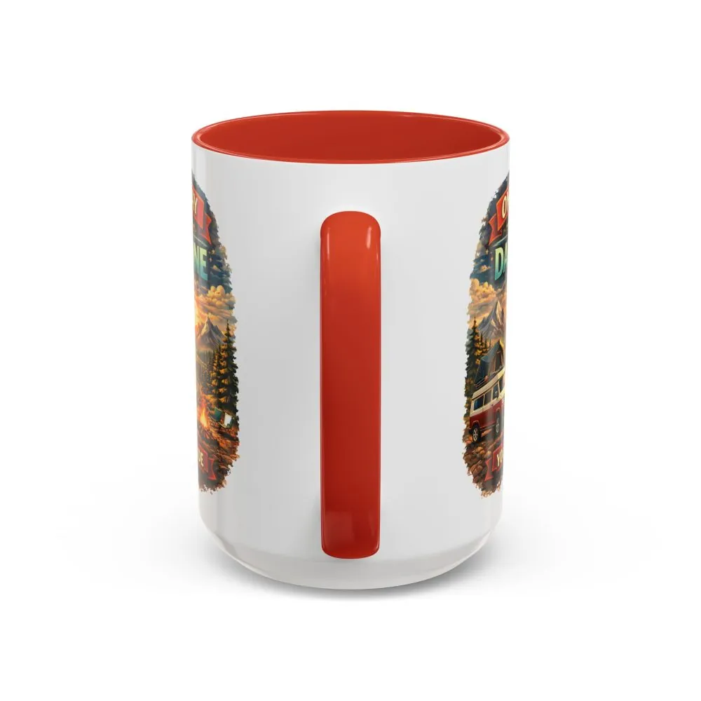 Accent Coffee Mug (11, 15oz) — "One Day Or Day One" Design Scenic-Line