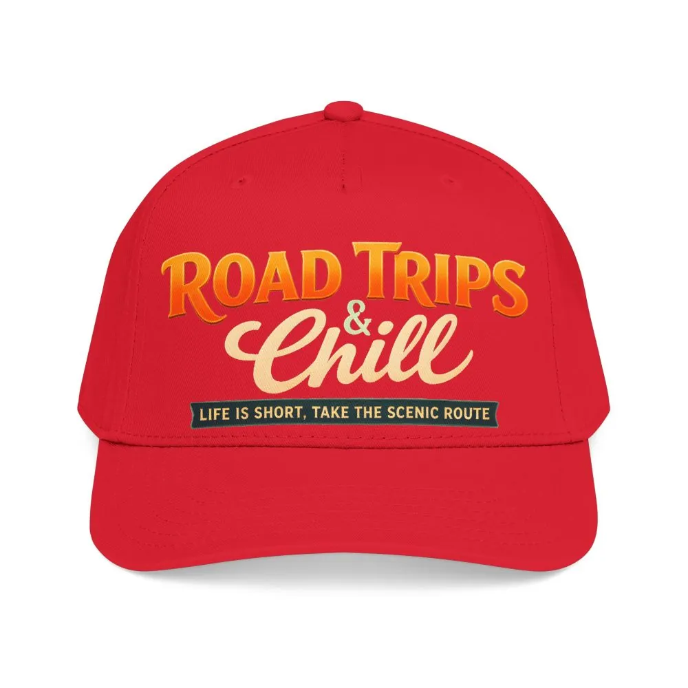 3076346011959987941_2048.jpeg Baseball Cap - "Road Trips And Chill" Design Scenic-Line