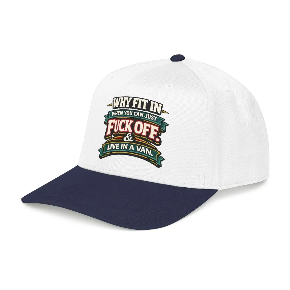 Baseball Cap - "Why Fit In" Design F**K-Line
