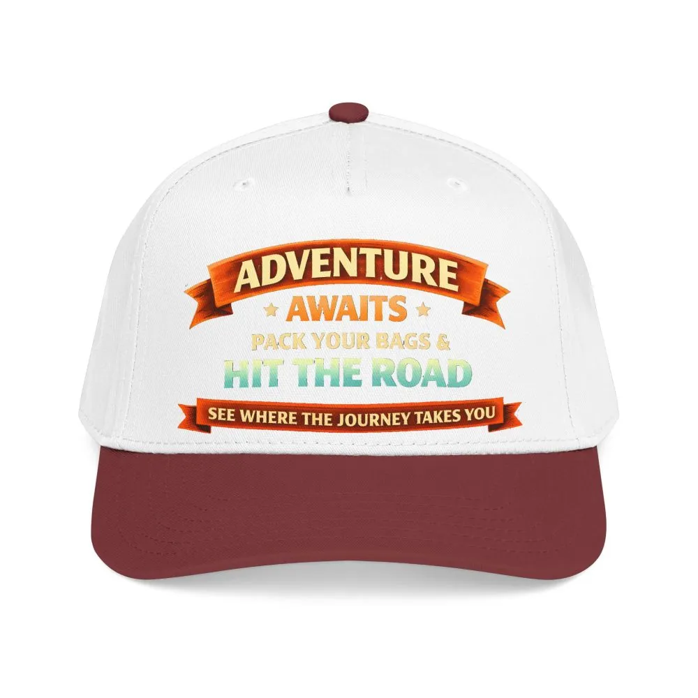 3186094875933031021_2048.jpeg Baseball Cap - "Adventure Awaits-Pack Your Bags" Design Scenic-Line
