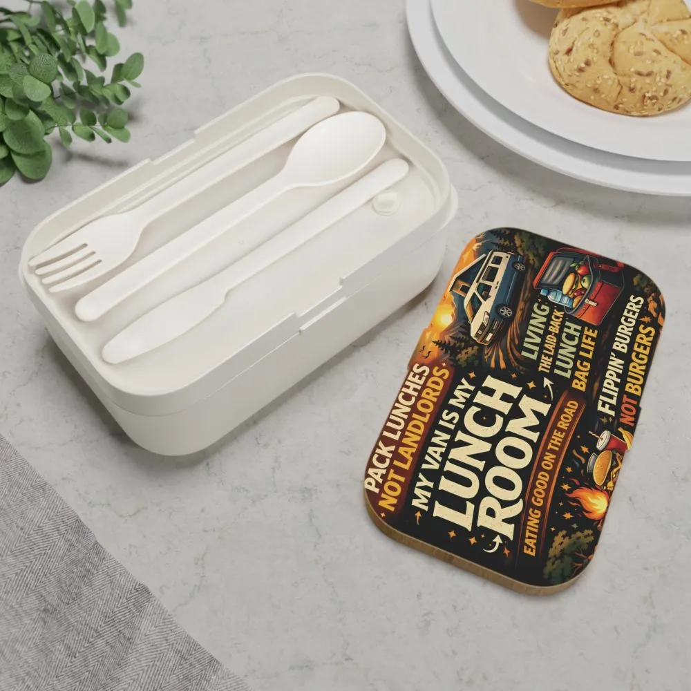 Adventure Camper Bento Box — 'My Van Is My Lunchroom' Camper Lunchbox