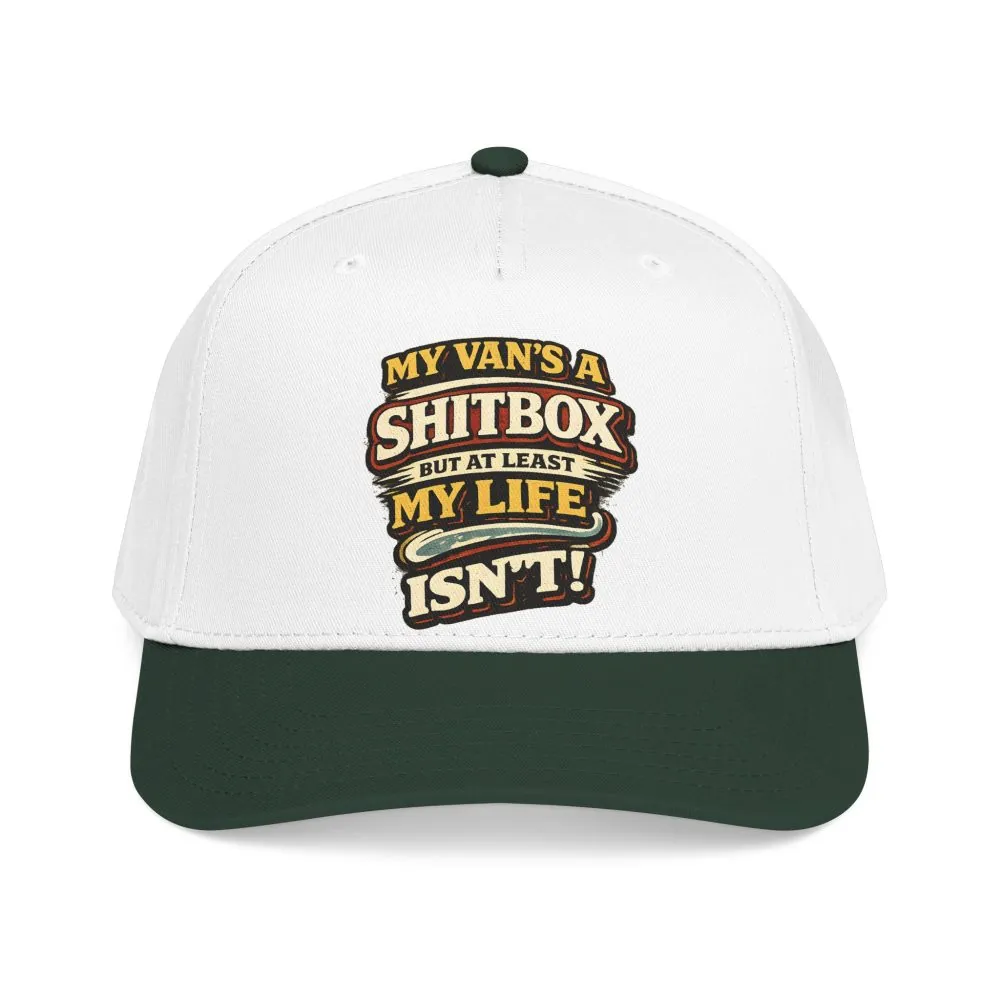 3248135553480968028_2048.jpeg Baseball Cap - "My Van`s A Shitbox" Design F**K-Line