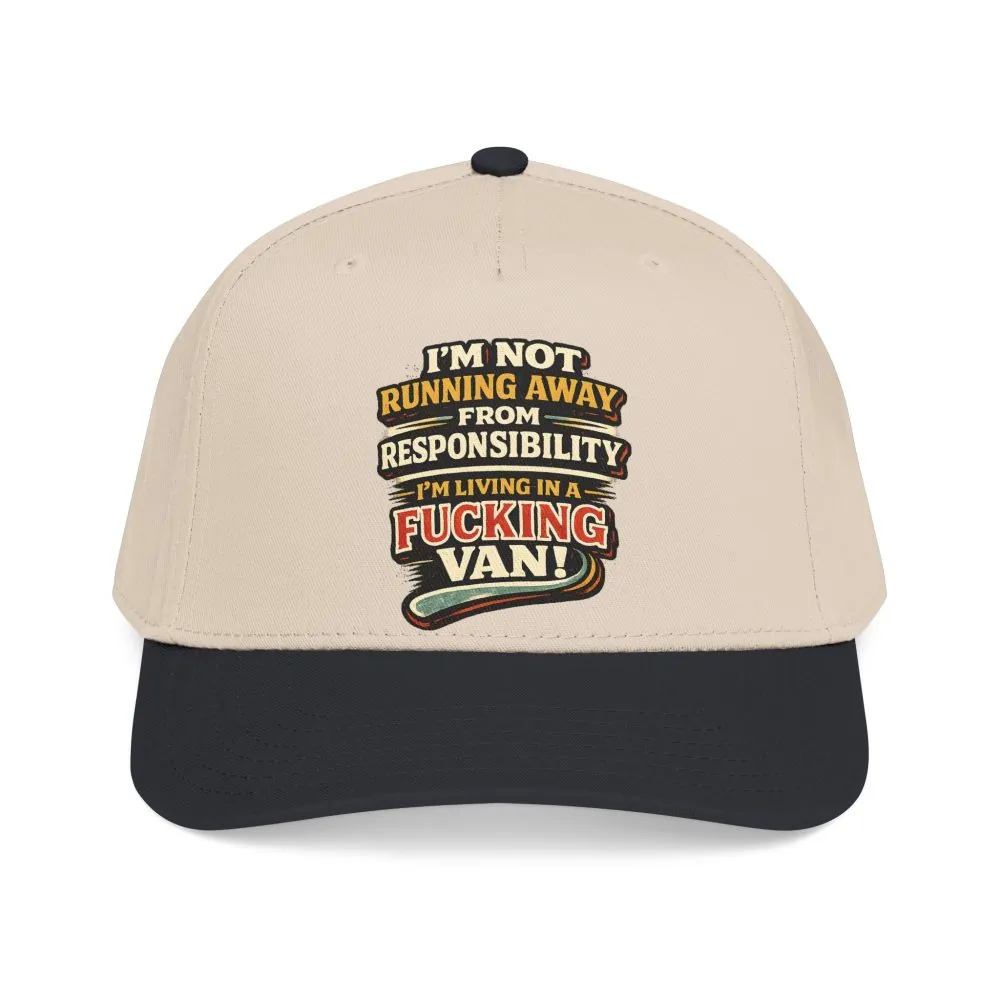 3280404275136378428_2048.jpeg Baseball Cap - "I`m Not running Away" Design F**K-Line