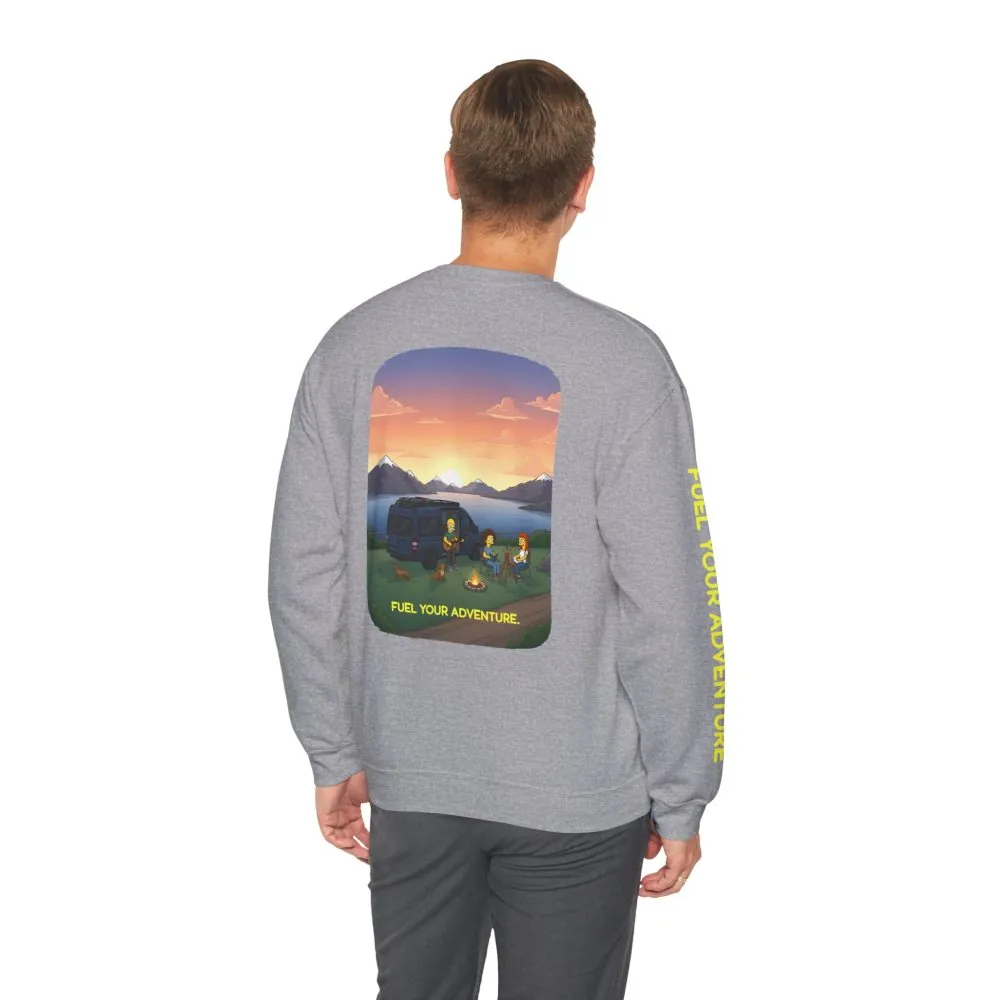 3286531132272334675_2048.jpeg Unisex Heavy Blend™ Crewneck Sweatshirt — "Fuel Your Adventure" Design Sitcom-Line