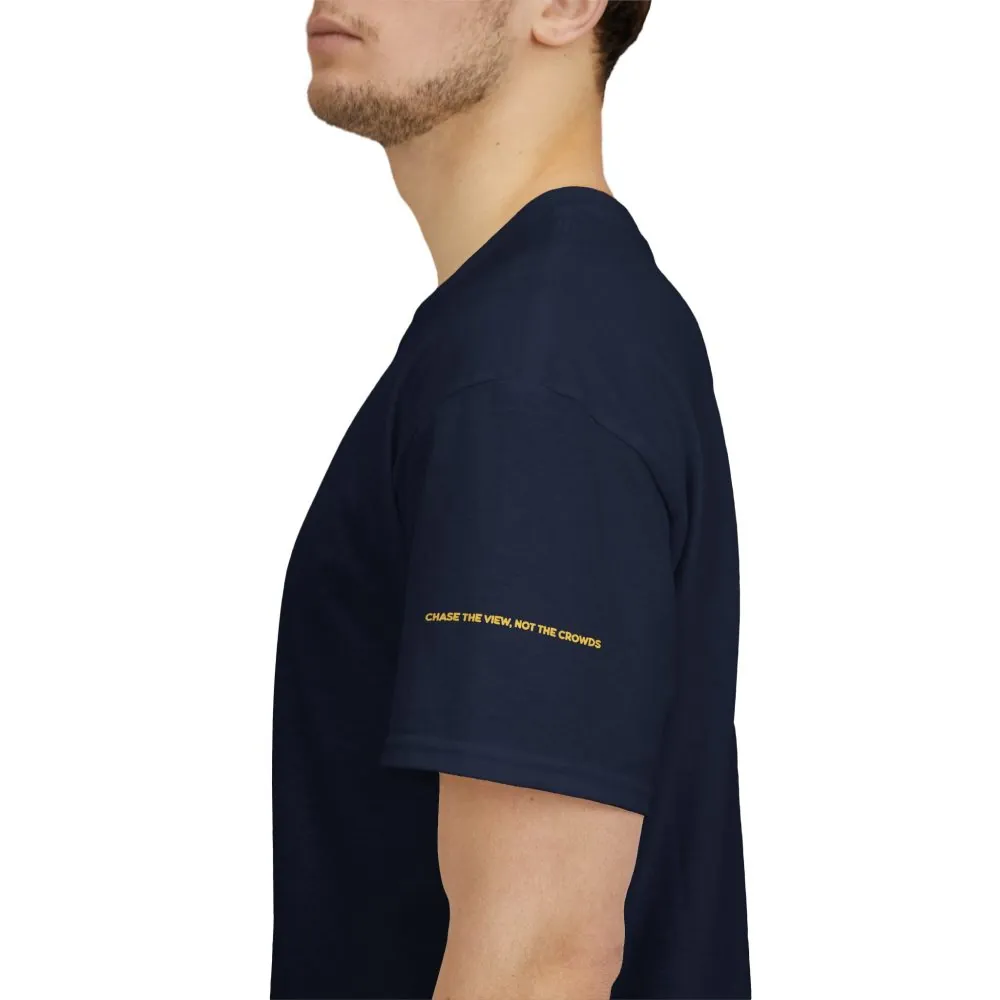 3291507398361410375_2048.jpeg Unisex Heavy Cotton Tee — "Chase The Views-Not The Crowds" Design Sitcom-Line