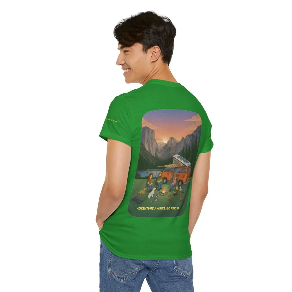 3317546465982302412_2048.jpeg Unisex Heavy Cotton Tee — "Adventure Awaits-Go Find It" Design Sitcom-Line