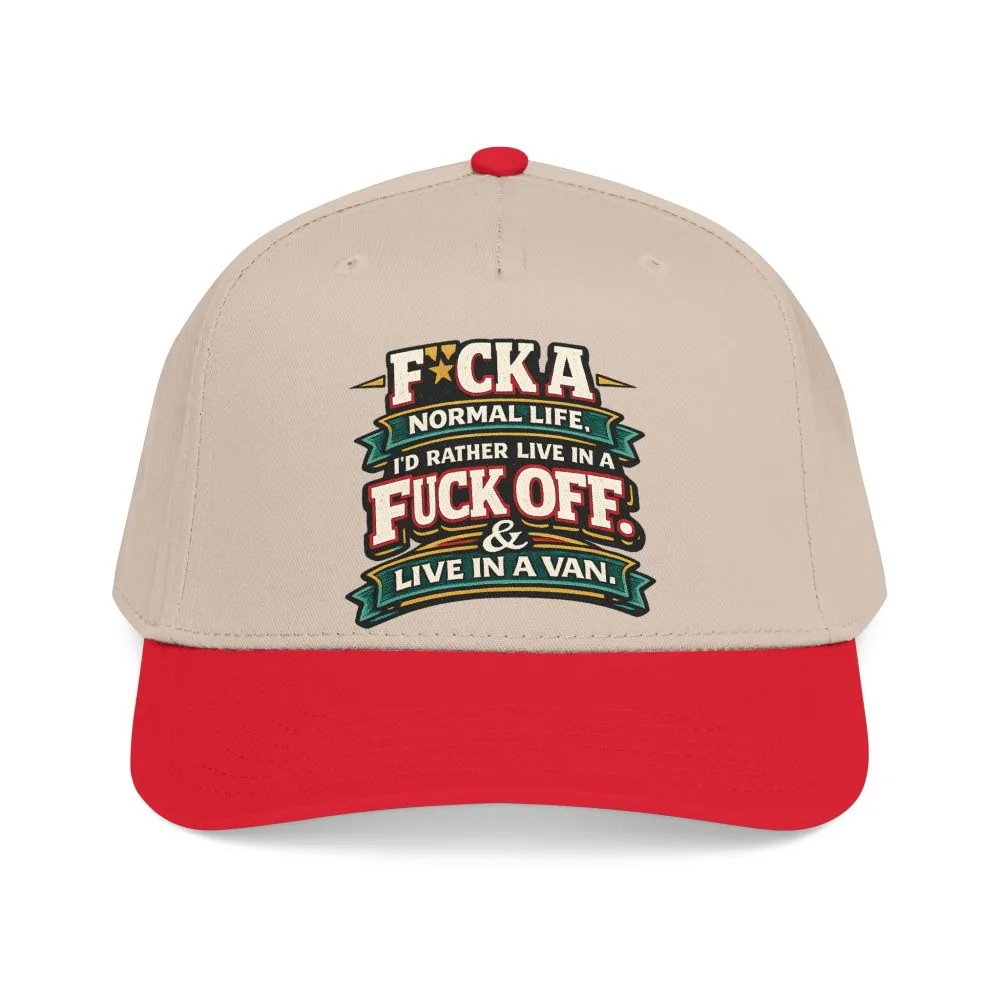 Baseball Cap - "Fuck A Normal Life" Design F**K-Line