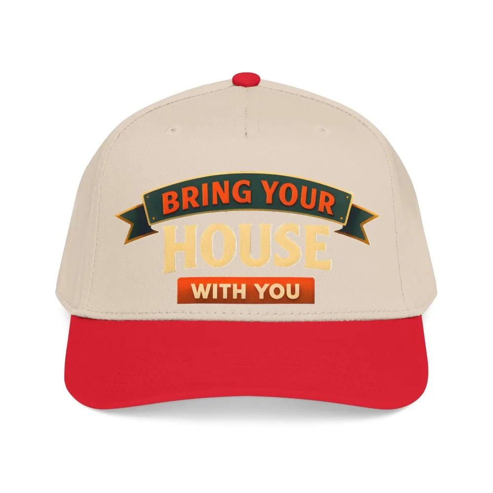 Baseball Cap - "Bring Your House With You" Design Scenic-Line