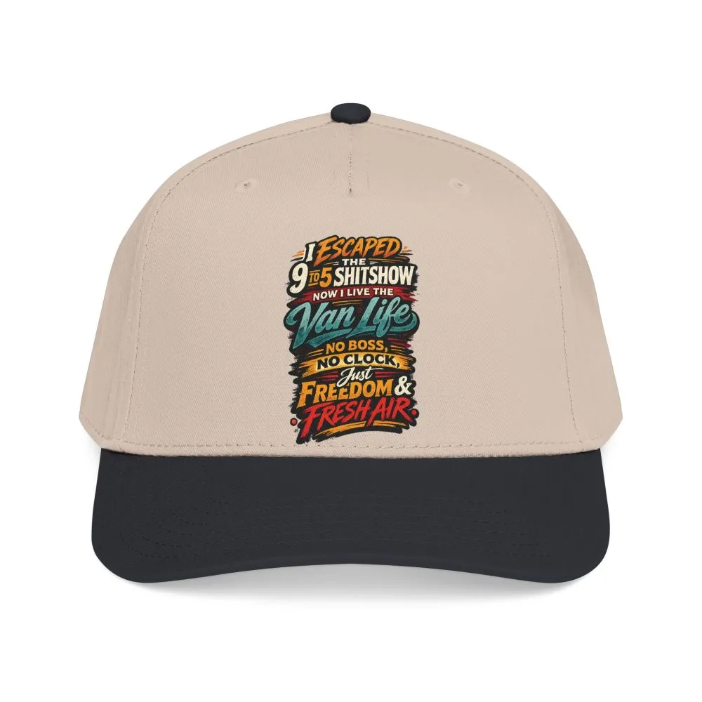 3388890267508801889_2048.jpeg Baseball Cap - "I Escaped The 9 To 5" Design F**K-Line