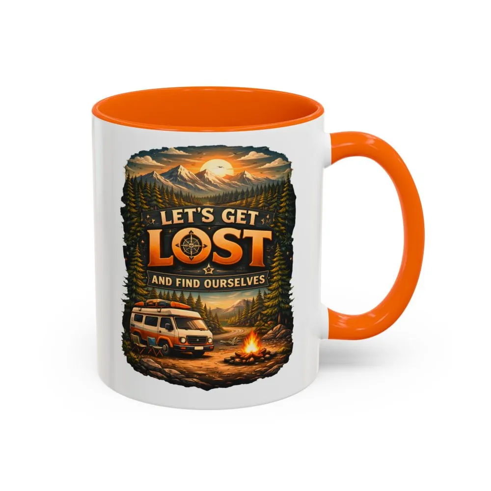 3449641608241314253_2048.jpeg Accent Coffee Mug (11, 15oz) — "Let´s Get Lost And Find Ourselfs" Design Scenic-Line