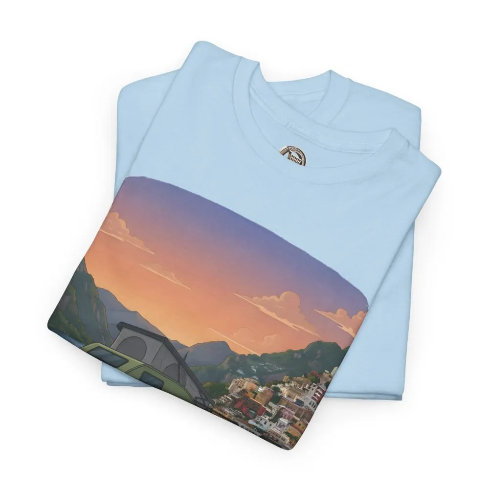 3457715707783509491_2048.jpeg Unisex Heavy Cotton Tee — "Mountain Air And Alpine Adventure" Design Sitcom-Line