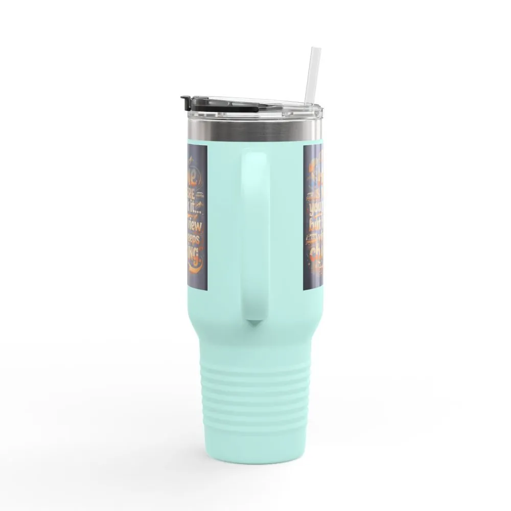 3464230392942728879_2048.jpeg Insulated Travel Mug — "Home Is Where You Park It -But The View keep Changing" RV Camper Design