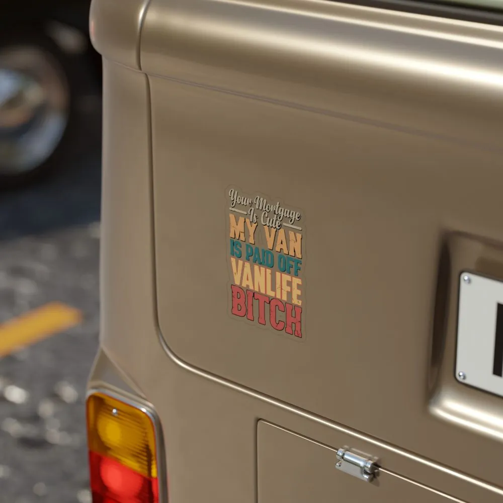 3478416404675632785_2048.jpeg Transparent Outdoor Stickers – "Your Mortgage Is Cute" Design F**K-Line