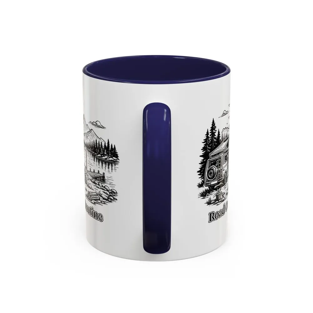 3494365139854749286_2048.jpeg Accent Coffee Mug (11, 15oz) — "Road Over Routine" Design Minimal-Line