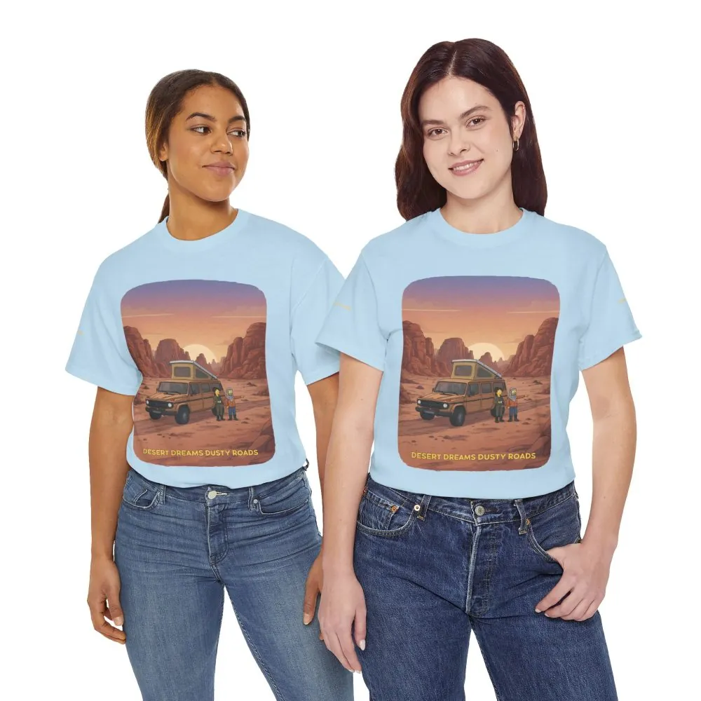 3518957827441968765_2048.jpeg Unisex Heavy Cotton Tee — "Desert Dreams Dusty Roads" Design Sitcom-Line