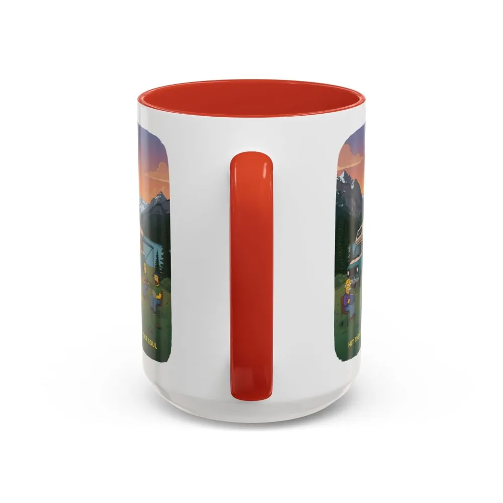 3531090932133548971_2048.jpeg Accent Coffee Mug (11, 15oz) — "Hit The Road-Find Your Soul" Design Sitcom-Line