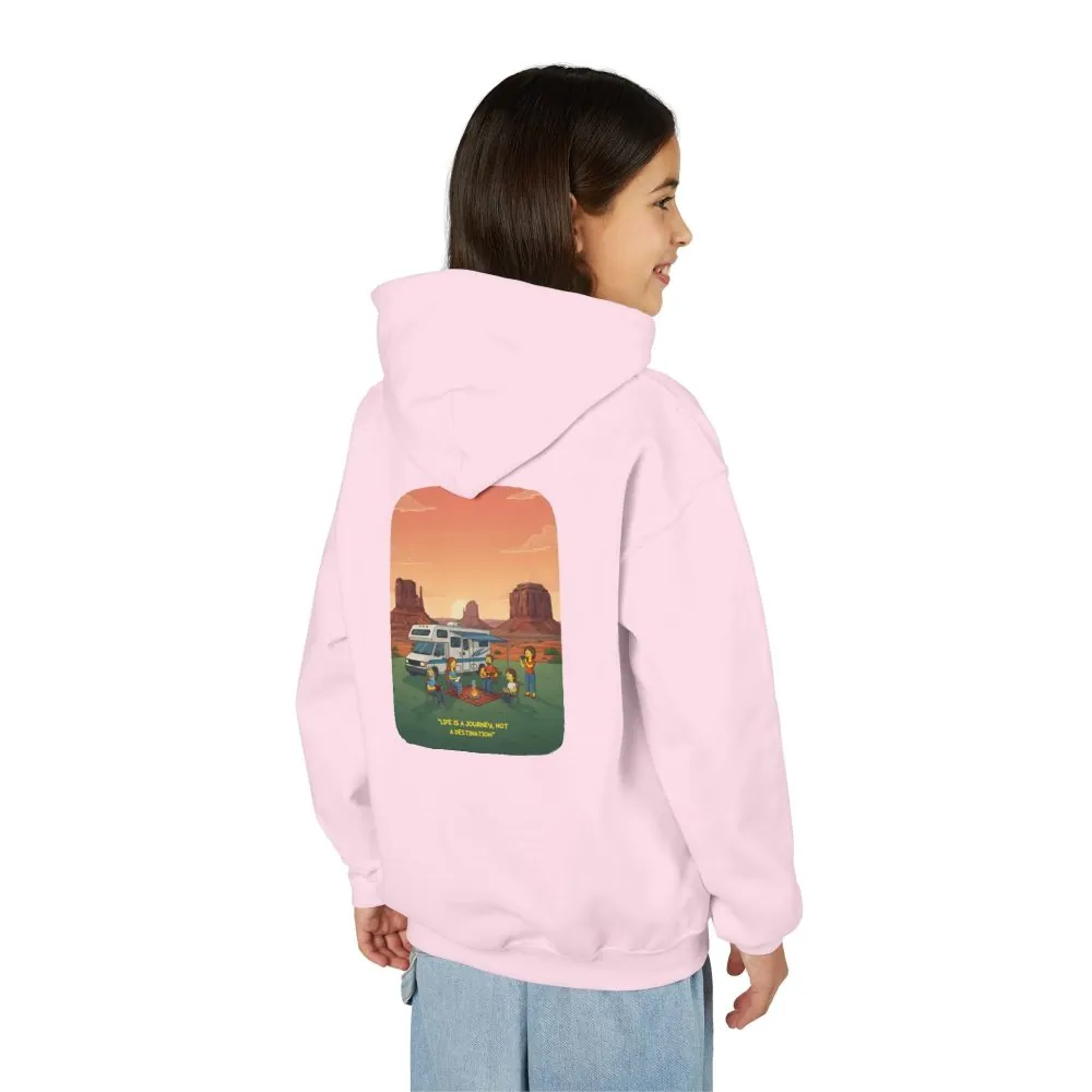3540587924704564948_2048.jpeg Youth Hoodie(Gildan) – "Life Is A Journey-Not A Destination" (Design Sitcom-Line)