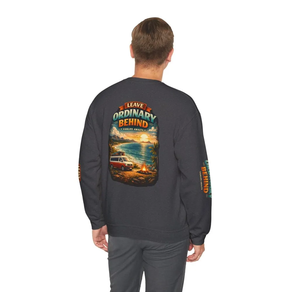 3548989427563815844_2048.jpeg Unisex Heavy Blend™ Crewneck Sweatshirt — "Leave Ordinary Behind" Design Scenic-Line