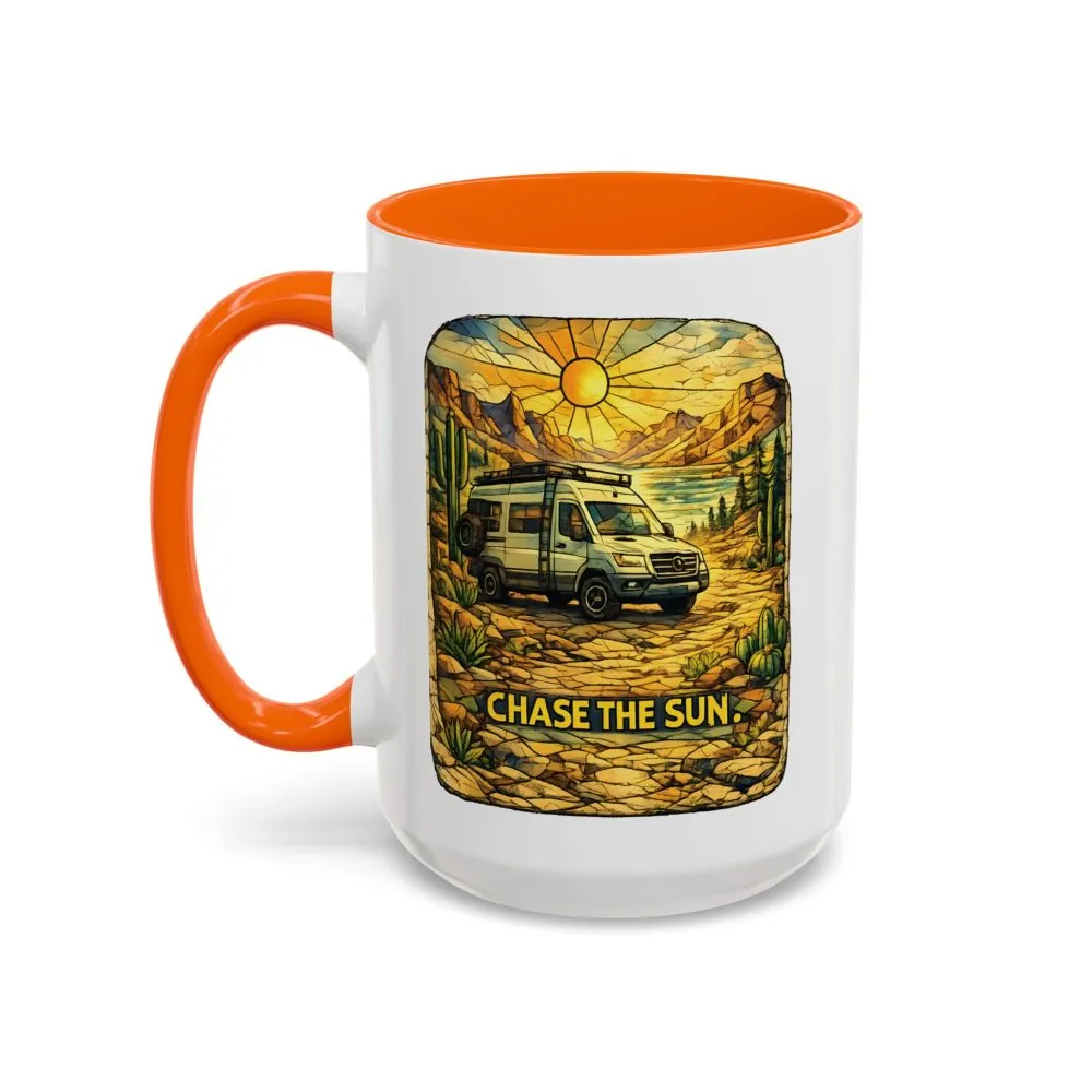3574241094279532271_2048.jpeg Accent Coffee Mug (11, 15oz) — "Chase The Sun" Design Cubic-Line