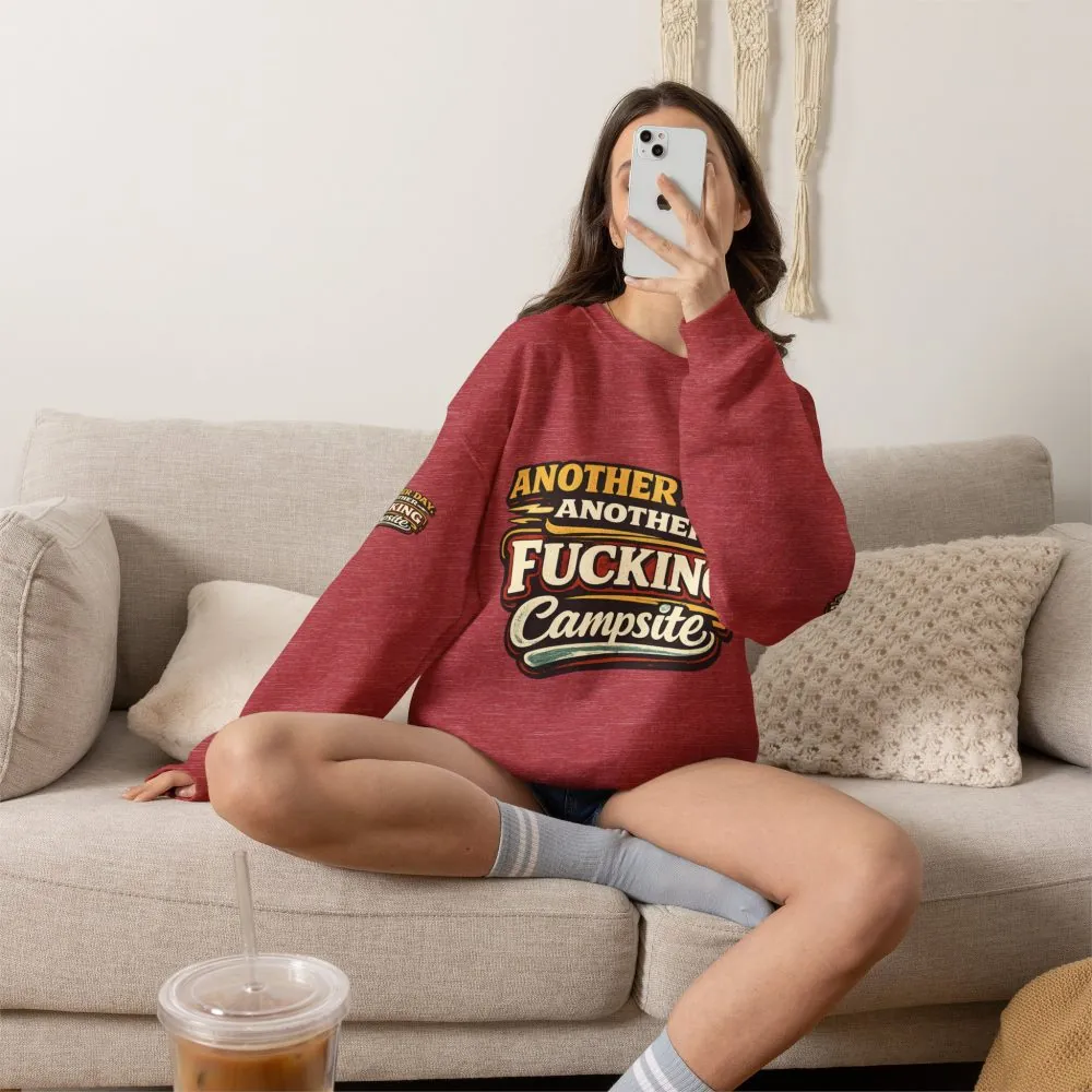 Unisex Heavy Blend™ Crewneck Sweatshirt — "Another Day" Design F**K-Line