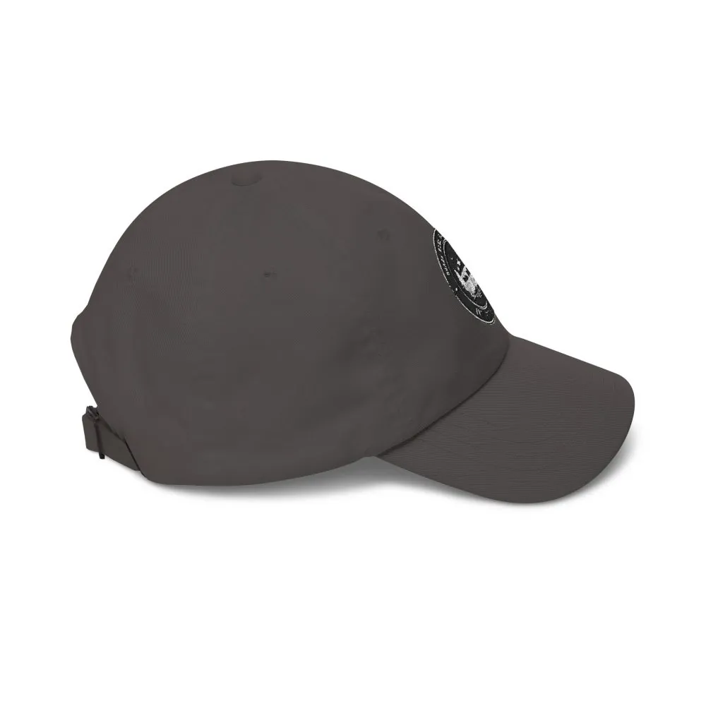 Dad Cap - "ROAD WHERE MADE FOR JOURNEYS-NOT DESTINATIONS" Vintage National Park Stamp Hat