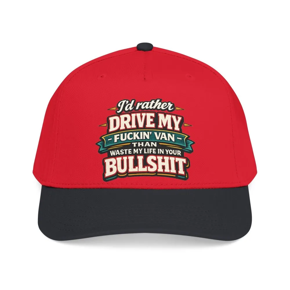 Baseball Cap - "I´d Rather Drive My Fucking Van" Design F**K-Line
