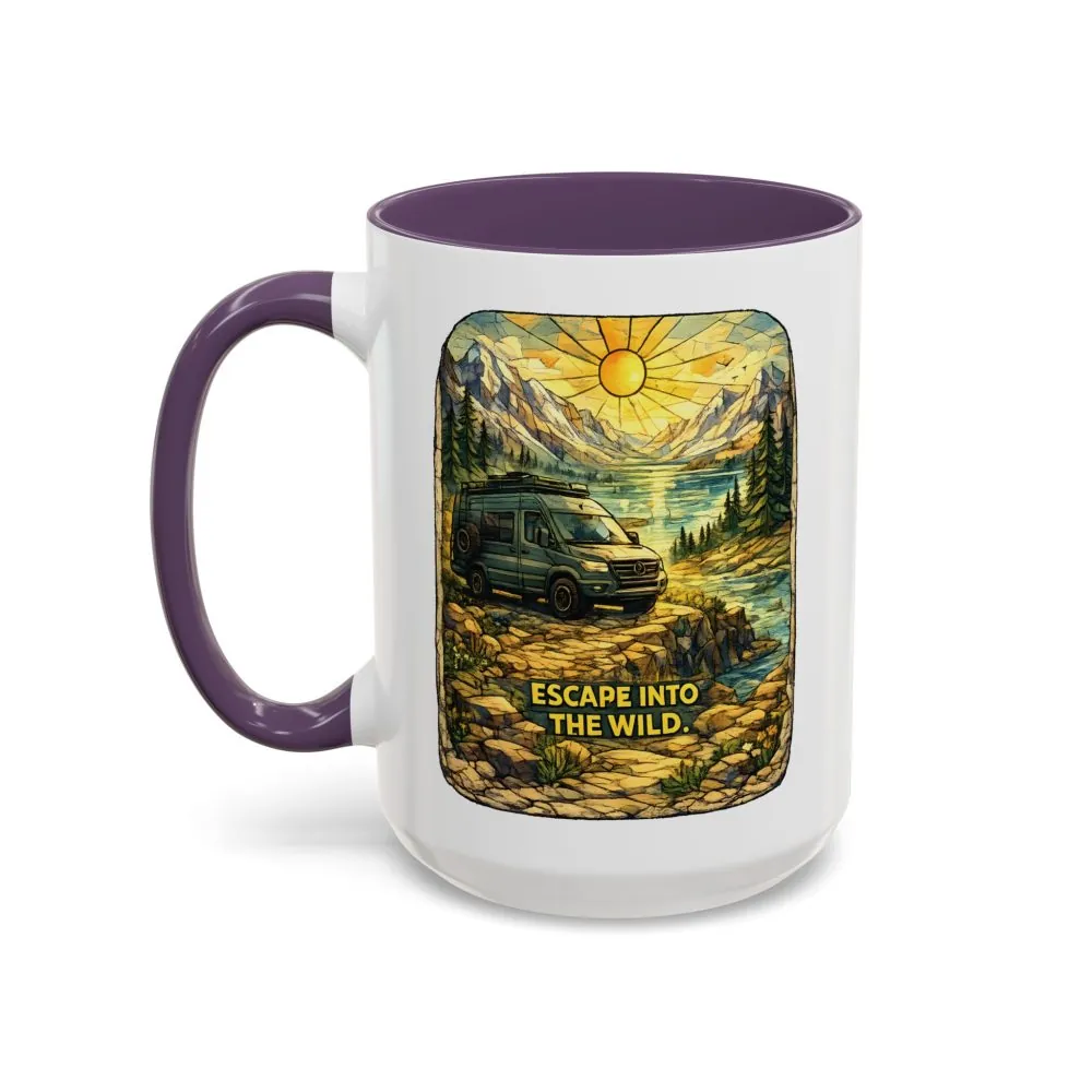 3660114186751600996_2048.jpeg Accent Coffee Mug (11, 15oz) — "Escape Into The Wild" Design Cubic-Line