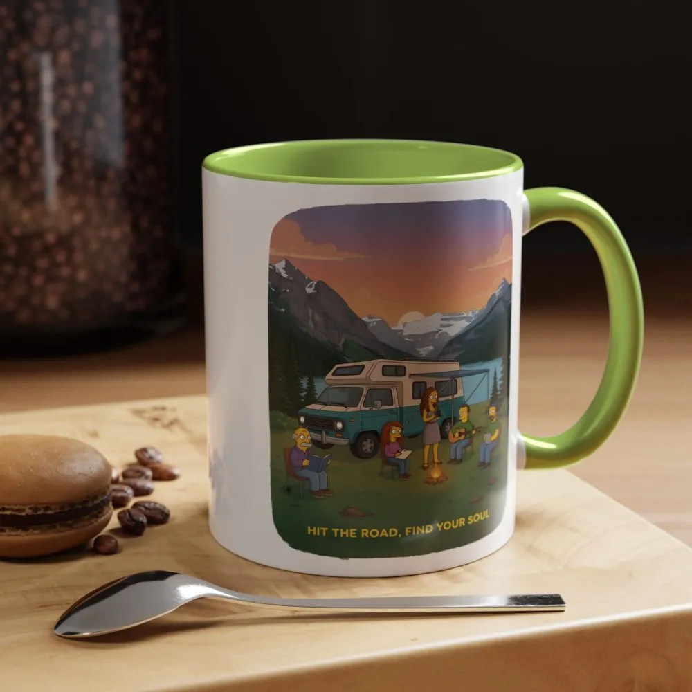 3670581641743616464_2048.jpeg Accent Coffee Mug (11, 15oz) — "Hit The Road-Find Your Soul" Design Sitcom-Line