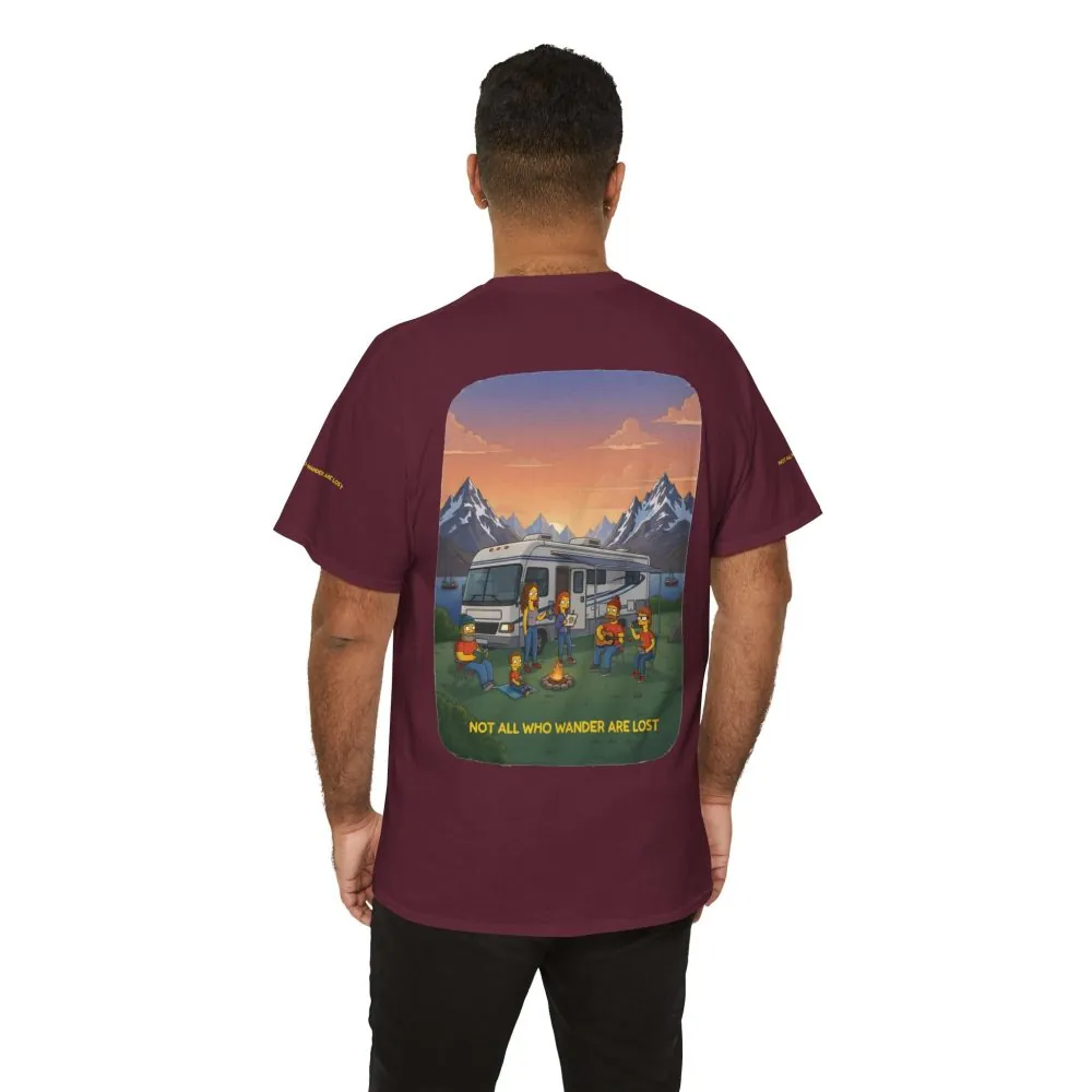 3703119689622841356_2048.jpeg Unisex Heavy Cotton Tee — "Not All Who Wander Are Lost" Design Sitcom-Line